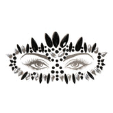 Bijuterie Pentru Fata Cristale Negru/Argintiu